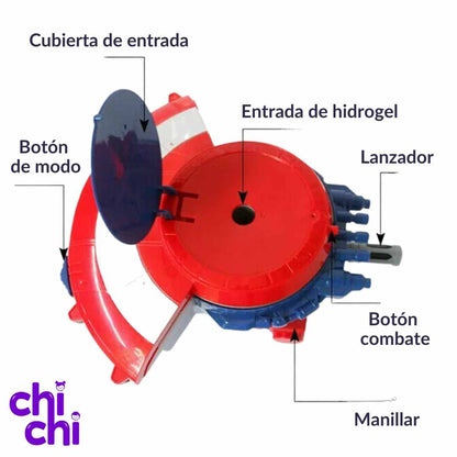 ESCUDO CAPITÁN AMÉRICA - LANZADOR HIDROGEL